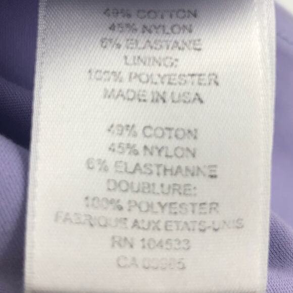 Nanette Lepore Womens Revolution Dress 6 Purple Stretch Crew Neck Sleeveless - Picture 12 of 12